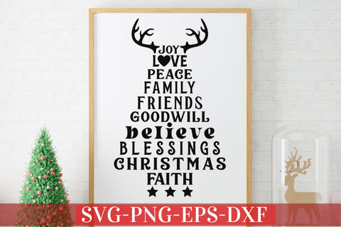 Christmas Farmhouse SVG Bundle SVG DESIGNISTIC 