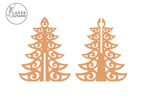 Christmas Figurines Set Multilayer Laser Cut Files, SVG, 3D Designs, Mini Design Bundles SVG LaserCutano 