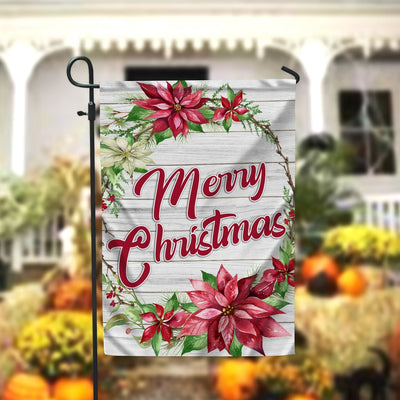 Christmas Flag 12x18 Garden Flag Sublimation, Personalized Garden Flag, Welcome Flag, Merry Christmas House Flag, Christmas Decor Sublimation CaldwellArt 