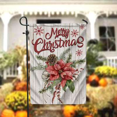 Christmas Flag-Personalized Garden Flag-Welcome Flag-Farmhouse Garden Flag-Christmas Decor-Farmhouse Decor-Yard Decor-Outdoor Decor Sublimation CaldwellArt 