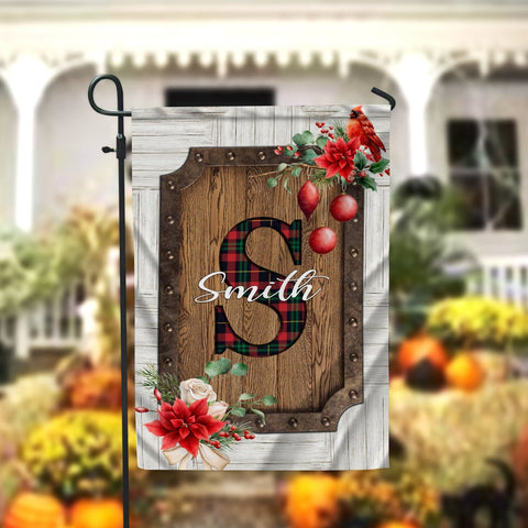 Christmas Flag-Personalized Garden Flag-Welcome Flag-Merry Christmas House Flag-Christmas Decor-Farmhouse Decor-Yard Decor Sublimation CaldwellArt 