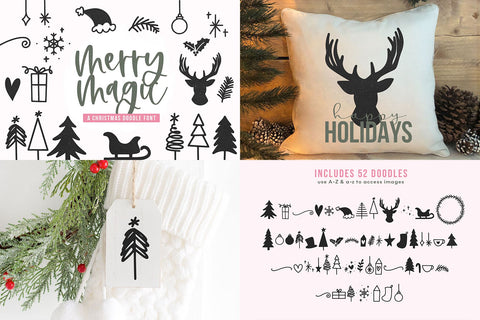 Christmas Font Bundle Font KA Designs 