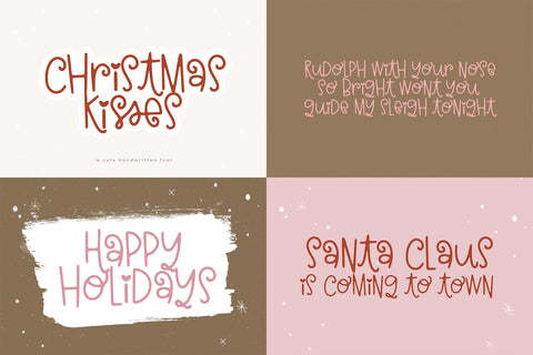 Christmas Font Bundle Font KA Designs 