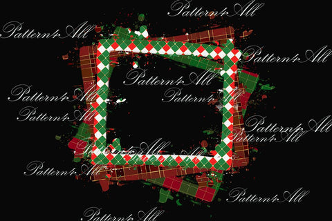 Christmas Frame | Buffalo Plaid Frame | Blank Frame | Glitter Frame | Sublimation | PNG | Christmas Clipart | Frame Sublimation ArtStudio 