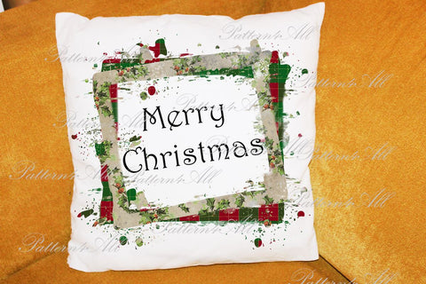 Christmas Frame Set,Christmas Plaid Frame PNG,Plaid Background,Transparent Sublimation Design,Buffalo plaid print,Distressed Sublimation PNG Sublimation ArtStudio 