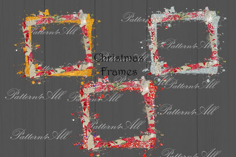 Christmas Frame Set,Christmas Plaid Frame PNG,Plaid Background,Transparent Sublimation Design,Buffalo plaid print,Distressed Sublimation PNG Sublimation ArtStudio 