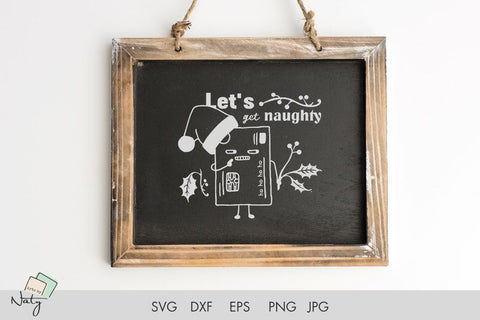 Christmas funny credit card illustration. SVG Arts By Naty 