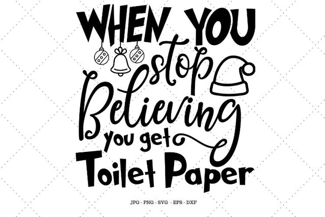 Christmas Gag Gift, White Elephant, Toilet Paper, Funny Toilet Paper, Teen Gift, Gift Exchange, Christmas Home Decor SVG SVG Digital Designer 