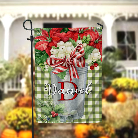 Christmas Garden Flag, Welcome Flag, Farmhouse Decor, Merry Christmas Flag, 12x18 Garden Flag Sublimation Design Sublimation CaldwellArt 