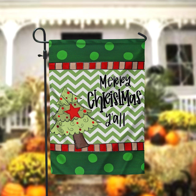 Christmas Garden Flag, Yard Decor, Christmas gift, Welcome Flag, Outdoor Decor, Christmas 12x18 Garden Flag Sublimation Sublimation CaldwellArt 