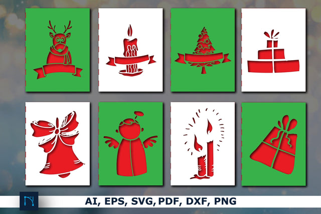 Christmas gift card SVG bundle SVG MD JOYNAL ABDIN 