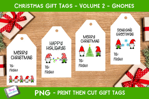 Christmas Gift Tag bundle | 16 Christmas Gift Tags SVG Stacy's Digital Designs 