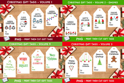 Christmas Gift Tag bundle | 16 Christmas Gift Tags SVG Stacy's Digital Designs 