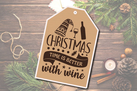 Christmas Gift Tag Laser Cut Bundle SVG Rupkotha 