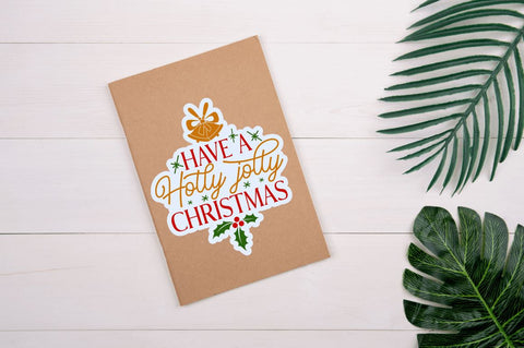 Christmas Gift Tag Sticker Bundle Sublimation Regulrcrative 