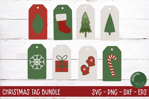 Christmas Gift Tag SVG Bundle SVG Linden Valley Designs 