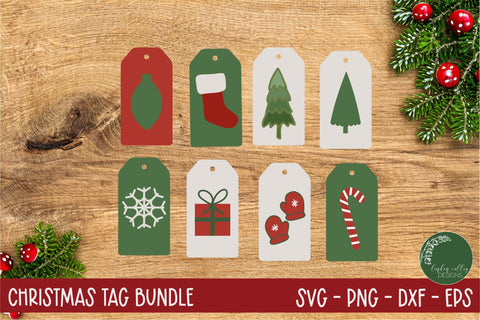 Christmas Gift Tag SVG Bundle SVG Linden Valley Designs 