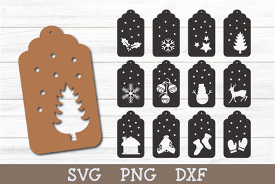 Christmas Gift Tags Bundle SVG Cut Files | VIP Extended Use License SVG So Fontsy VIP Design Shop