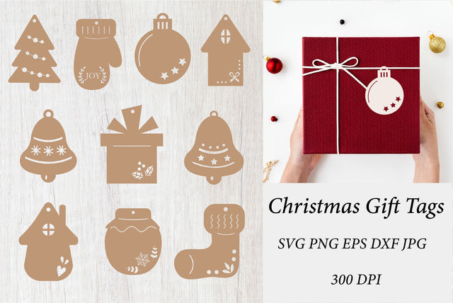 Christmas Gift Tags SVG. Christmas Tags SVG. Cut Files SVG SVG Olga Terlyanskaya 