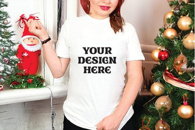 Christmas Gildan 18000 Sweatshirt Mockups, Christmas Sweatshirt T-Shirt Mockup, Digital Download SVG sublimationhouse29 