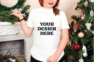 Christmas Gildan 18000 Sweatshirt Mockups, Christmas Sweatshirt T-Shirt Mockup, Digital Download SVG sublimationhouse29 