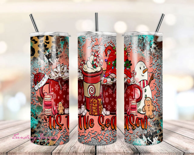 Christmas Gingerbread Cookies Tumbler Png Sublimation Design, 20oz Skinny Tumbler Png, Christmas Tumbler Png, Merry Christmas Png, Download Sublimation TrendingDesign 