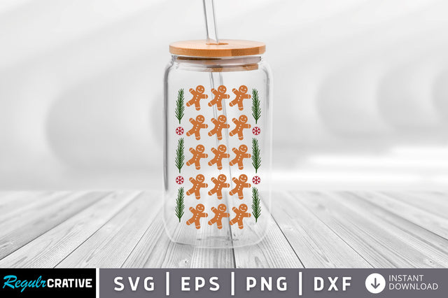 Christmas gingerbread man SVG Design SVG Regulrcrative 