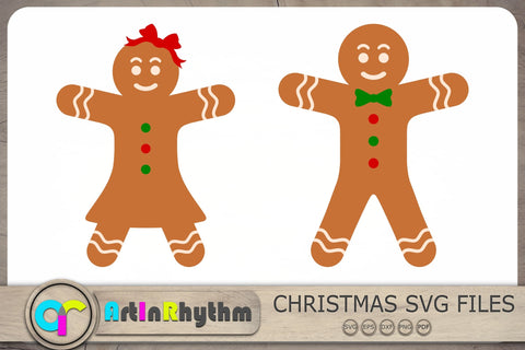 Christmas Gingerbread Svg, Gingerbread Man Svg, Christmas Svg SVG Artinrhythm shop 