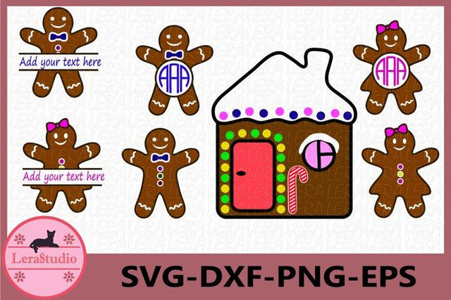 Christmas Gingerbread SVG SVG Lerastudio 