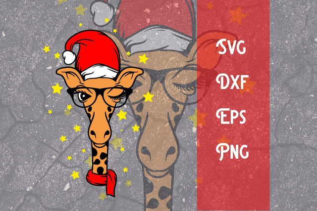 christmas giraffe svg, christmas svg SVG dadan_pm 