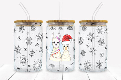 Christmas Glass Can Wrap Bundle SVG fokiira 