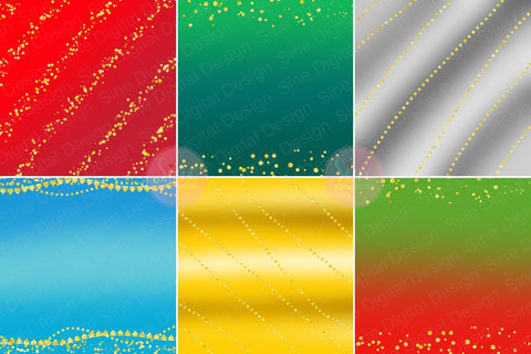 Christmas Glitter Digital Papers Backgrounds Digital Pattern SineDigitalDesign 