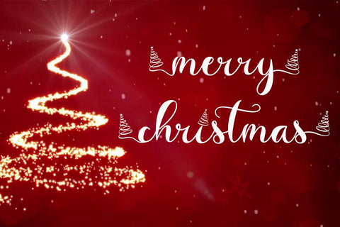 Christmas Glitter Font Prasetya Letter 