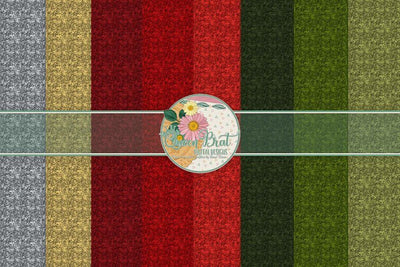 Christmas Glitter Papers 2 Digital Pattern QueenBrat Digital Designs 