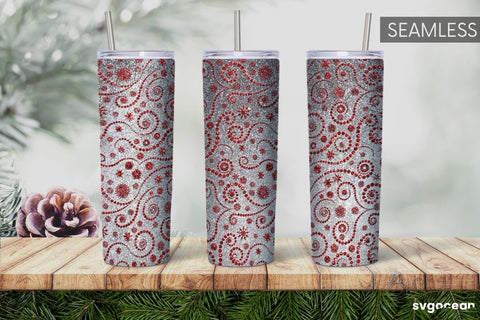 Christmas Glitter Tumbler Sublimation | PNG Bundle | Tumbler 20oz Sublimation SvgOcean 