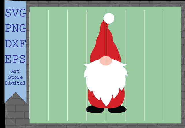Christmas Gnome (14) Svg, Xmas Gnome Svg, Christmas Svg, Cute Gnomies Svg, Buffalo Plaid Svg, Png, Dxf, Eps Cut Files SVG Artstoredigital 