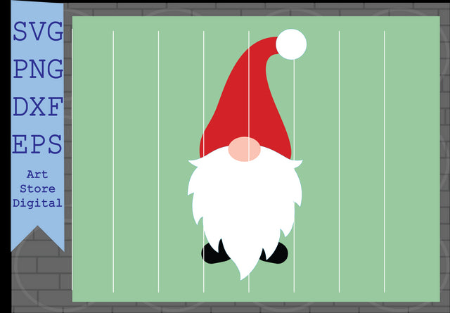 Christmas Gnome (4) Svg, Xmas Gnome Svg, Christmas Svg, Cute Gnomies Svg, Buffalo Plaid Svg, Png, Dxf, Eps Cut Files SVG Artstoredigital 