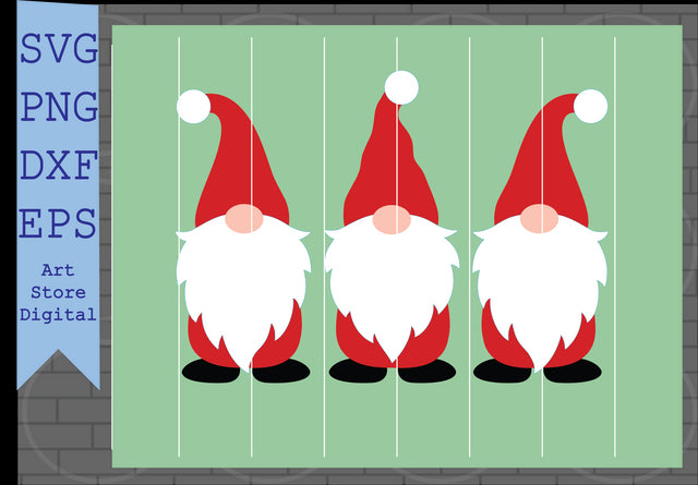 Christmas Gnome (7) Svg, Xmas Gnome Svg, Christmas Svg, Cute Gnomies Svg, Buffalo Plaid Svg, Png, Dxf, Eps Cut Files SVG Artstoredigital 