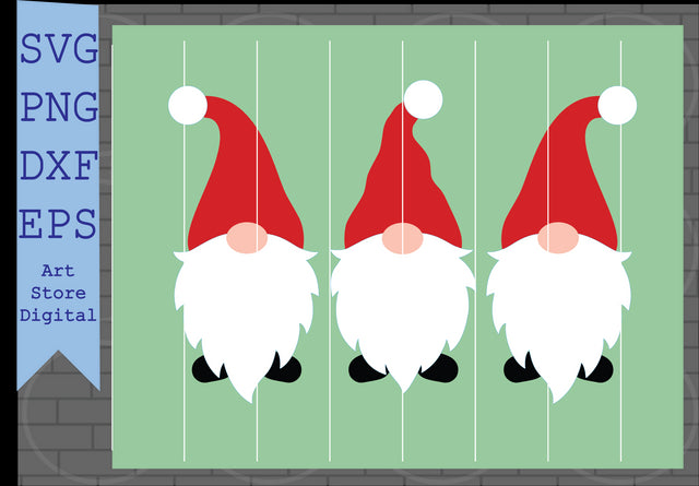 Christmas Gnome (9) Svg, Xmas Gnome Svg, Christmas Svg, Cute Gnomies Svg, Buffalo Plaid Svg, Png, Dxf, Eps Cut Files SVG Artstoredigital 