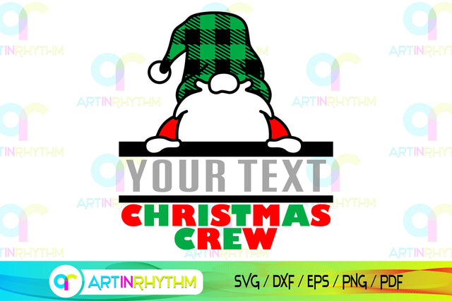 Christmas gnome crew SVG Artinrhythm shop 