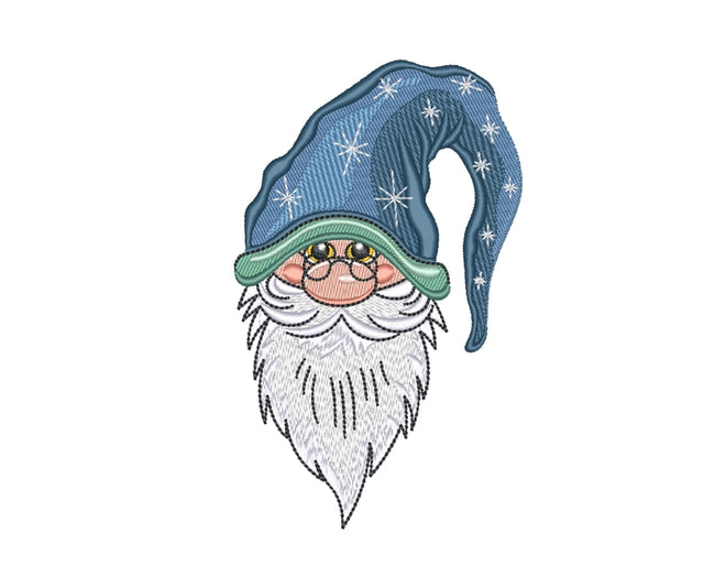 Christmas Gnome Embroidery Design, 4 sizes, Instant Download Embroidery/Applique DESIGNS Nino Nadaraia 