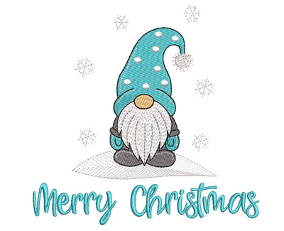 Christmas Gnome Embroidery Design ,Holiday Embroidery Designs, 4 sizes, Instant Download Inactive Embroidery/Applique DESIGNS ArtEMByNatalia 