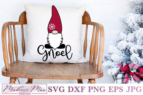 Christmas Gnome, Gnoel SVG Madison Mae Designs 