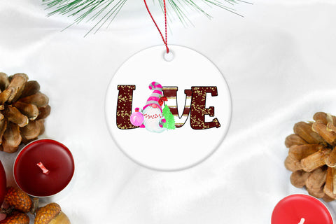 Christmas Gnome Love Sublimation I Holiday Sublimation Ideas Sublimation Happy Printables Club 