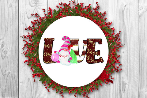 Christmas Gnome Love Sublimation I Holiday Sublimation Ideas Sublimation Happy Printables Club 