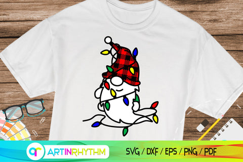 Christmas Gnome merry and bright svg SVG Artinrhythm shop 