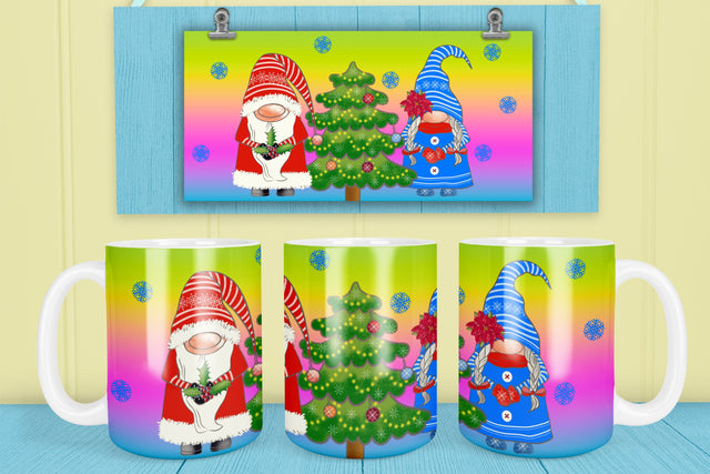 Christmas gnome mug sublimation | Christmas gnome PNG Sublimation Svetana Studio 