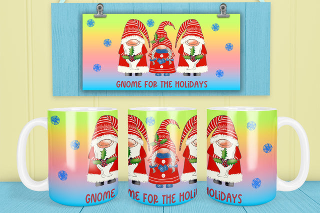 Christmas gnome mug sublimation | Christmas gnome PNG Sublimation Svetana Studio 