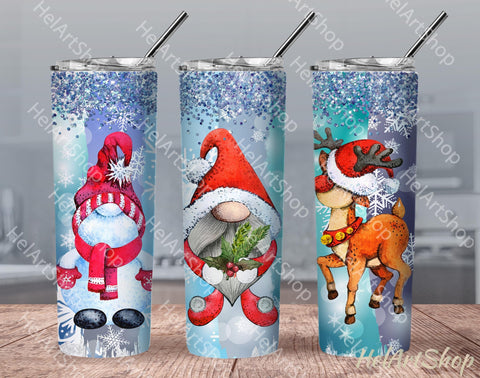 Christmas Gnome PNG | Winter Sublimation Tumbler Sublimation _HelArtShop_ 
