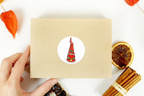 Christmas Gnome Stickers Bundle Sublimation Natasha Prando 